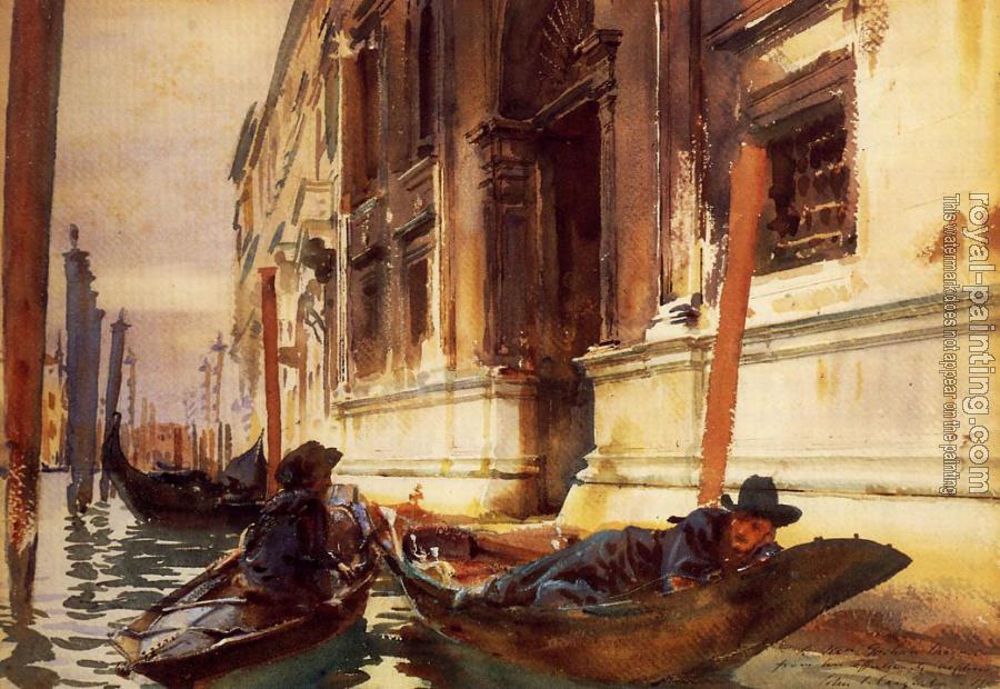John Singer Sargent : Gondoliers's Siesta John Singer Sargent : Gondoliers's Siesta